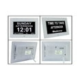 thumbnail image 4 of Digital Day Calendar Clock -Extra Large Date Day Time of Week Clock with 12 Alarm Options for Seniors, Elderly, Dementia, Alzheimer (7-inch, White), 4 of 5