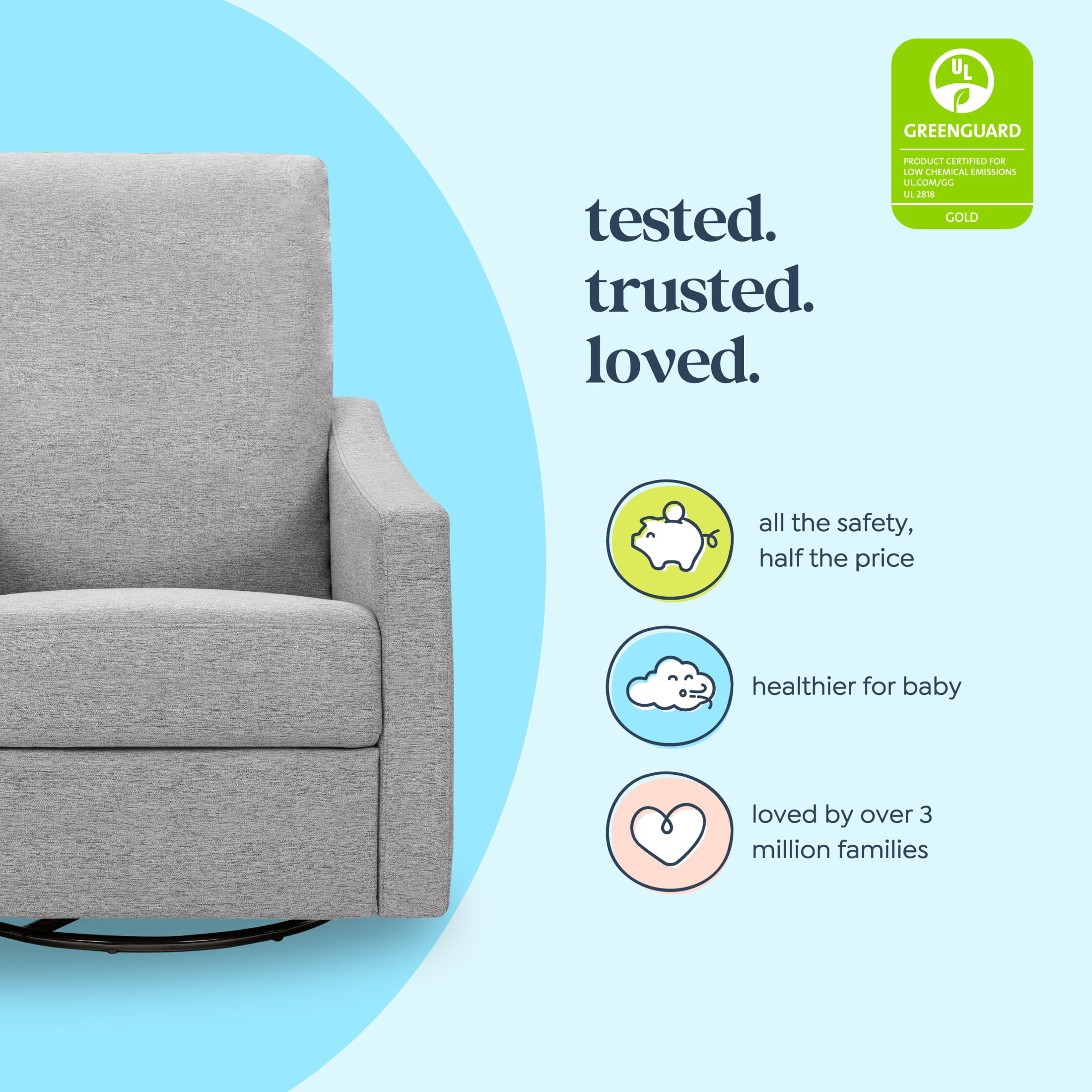 DaVinci Jonah Swivel Recliner