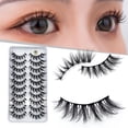 thumbnail image 2 of POINTERTECK 10Pairs Faux Cils Naturel 3D Extensions de Cils Moelleux Cils Mous, 2 of 9