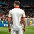 thumbnail image 4 of Mexico Soccer Jersey Button Shirt for Men Collared Short Sleeve Beach Tops Casual Comzy Summer Tees, 4 of 5