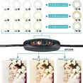 thumbnail image 5 of 5.7 Inch Selfie Ring Light with Tripod Stand for YouTube Video Live stream and Makeup Mini LED Camera Light Cell Phone Holder Stand, 5 of 7