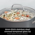 thumbnail image 3 of Ninja CW69010 NeverStick Comfort Grip 10-Piece Cookware Set, Nonstick, Durable, Scratch Resistant, Dishwasher Safe, Oven Safe to 400°F, Silicone Handles, Grey, 3 of 8