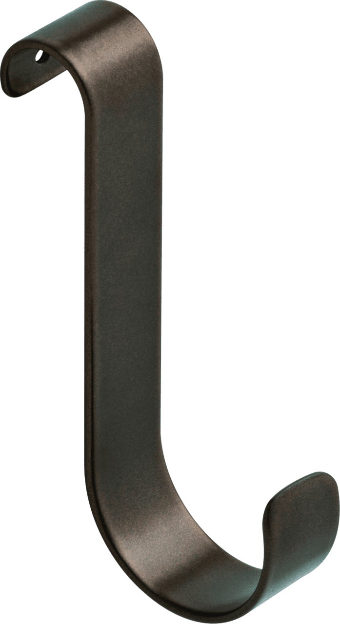 Better Homes & Gardens Holbrook over the Towel Bar Hooks, Oil Rubbed Bronze, 2 Per Pack