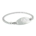 thumbnail image 1 of MedicEngraved Bracelet Médical en Acier Inoxydable 316L avec Étiquette Médicale Embossée - Gravure Médicale Incluse, 1 of 7