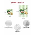 thumbnail image 7 of St. Patrick's Day Kitchen Dish Towels for Drying Dishes Set of 4, Green Gnomes Gold Coin Beer Shamrock Stripes Waffle Weave Microfiber Hand Tea Bathroom Towels Quick Dry & Absorbent Towel 15.7x23.6, 7 of 7