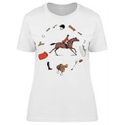 Equestrian Sport, Symbols T-Shirt Women -Image by Shutterstock, Female Medium