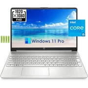 HP 15 15.6" FHD Business Laptop[Windows 11 Pro], 11th Gen Intel Quad-core i5-1135G7, 16GB RAM, 1TB PCIe SSD, Intel Iris Xe Graphic, Wi-Fi 5, Numpad, 9 Hrs Battery Life, HD Webcam, HDMI, w/Battery