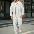 thumbnail image 2 of Mens Sweat Suits Set Tracksuit 2 Piece Outfits Full Zip Sports Jogging Suits Sets Athletic Running Sweatsuits with Zip Pockets Sports Outfits Sets, 2 of 5