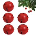 thumbnail image 3 of Cascabeles de hierro Vintage para Navidad, adornos para árbol de Navidad, manualidades de decoración, accesorios de joyería, 5 unidades, 3 of 4
