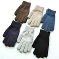 thumbnail image 3 of Guardurnaity 1 par de guantes de punto elásticos transpirables para hombres y mujeres, guantes cálidos portátiles para deportes de ciclismo para guantes y mitones Gris oscuro, 3 of 6