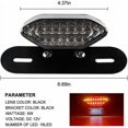 thumbnail image 2 of Luz trasera de motocicleta modificada Luz de freno LED integrada y luz indicadora de señal de giro 16 LED Luces de freno de motocicleta de 12 V Señal de giro Conexión de cinco cables con, 2 of 5