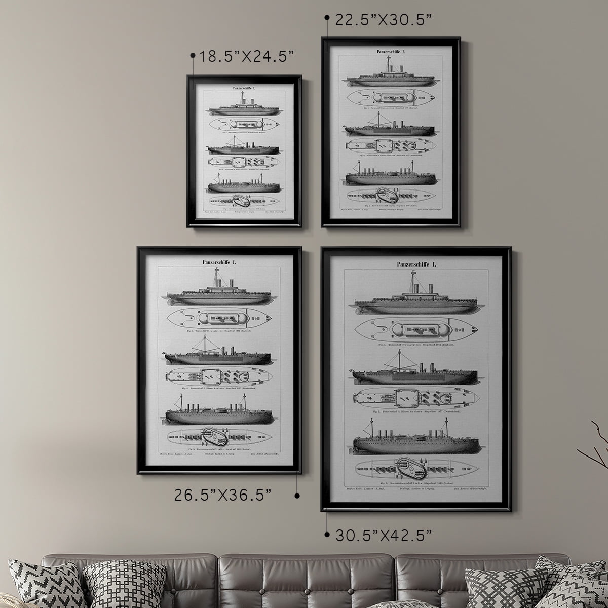Industrial Ship Premium Classic Framed Print - Ready to Hang