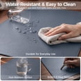 thumbnail image 6 of Promattoo Desk Pad Protector, PU Leather Mouse Pad, Waterproof Laptop Desk Mat, Non-Slip Desk Blotter with Gift box, Writing Pad for Office, Home & Gaming, 31.5" x 15.7", Dusk Navy, 6 of 10