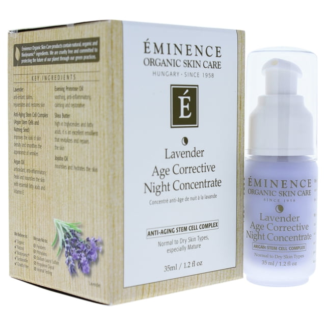 Suero Eminence Eminence Lavender Age Corrective Night Concentrate Suero Unisex 1.2oz