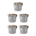 thumbnail image 1 of Wosthever Hebilla de plástico PP transparente, latas selladas, soportes redondos para tanque de almacenamiento de cereales, contenedores de cocina Type5 NO5 Wosthever CBP055777, 1 of 4