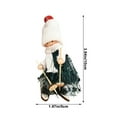 thumbnail image 3 of Christmas Ski Doll Hanging Decorations - Festive Holiday Small Hanging Ornaments Gift, Cute Ski Figurine Pendants for Christmas Tree Home Decor, 3 of 6