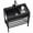 Black A, variant on 26.77" Black Nano Kitchen Sink, Workstation Single Bowl Sink with Waterfall Faucet & Easy Installation Kit