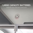 thumbnail image 4 of Espejo Maquillaje Interior para Coche LED Recargable HD () Blanco, 4 of 9
