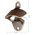 thumbnail image 3 of ODOMY Bottle Opener Wall Mounting Wall Bottle Opener Wall Mounted Opener Wall Bottle Opener With Mounting Screws For Bar, Kitchen, Apartment, Terrace, Restaurant, 3 of 11