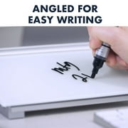 Quartet Glass Dry-Erase Desktop Computer Pad, 18 x 6, White Surface, Frameless
