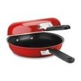 2Piece Aluminum Nonstick Frittata Pan Set in Red Specialty Sets