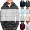 thumbnail image 3 of mgoYE Boys Hoodies - Kids Long Sleeve Hooded Sweatshirts Teens Pullover Tops Clothes(Light Gray,10-11 Years), 3 of 5