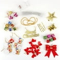 thumbnail image 6 of Spencer 24" Tabletop Christmas Tree Artificial Xmas Pine Tree with LED Lights, Star Treetopper, Bell and Hanging Ornaments for Home Party DIY Decoration, 6 of 9
