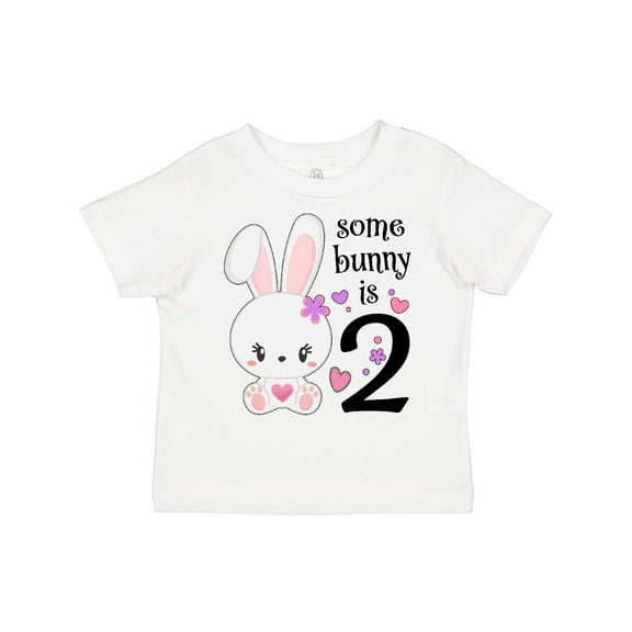Inktastic Somebunny is Two-second Birthday Bunny Boys or Girls Toddler T-Shirt