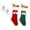 Style 1, variant on Tumao Christmas Stockings, Personalized Knitted Xmas Stockings, Red and Green Cable Knit Stocking Candy Gift Bags with Pompom for Family Christmas Holiday Decoration, 2 pack