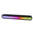 thumbnail image 1 of TFixol32 Bit RGB Sound Field Pickup Ambient Light Voice Activated Pickup Rhythm Light Sound Reactive LED Light Bar Colorful Fashionable BT Control Lamp Bar for Car Home Office Decoration, 1 of 7