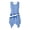 Star Stripe, variant on HELLHERO Side Pockets Ladies Irregular Hem Casual Dress, Monstera Pattern Sleeveless Sundress Polyester Crew Neck Asymmetric Hem Midi Dress Round Neck