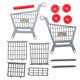 thumbnail image 4 of 1pc niños mini supermercado carro juguete niños simulación de la compra de la compra juguete HOMEMAXS HaoMX12360130, 4 of 6
