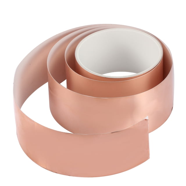 Cinta Lámina Cobre 50mm X 2M Blindaje EMI Barrera Caracol para Guitarra