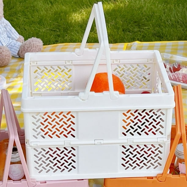 Folding Picnic Basket Folding Plastic Picnic Basket Collapsible Plastic