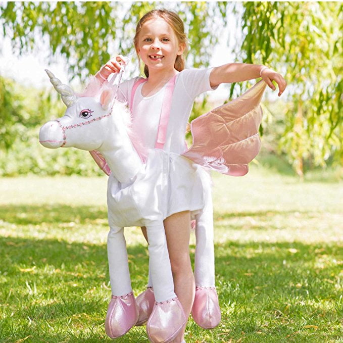 Ride On Unicorn Childrens Costume Standard