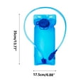 thumbnail image 2 of Darzheoy 2L Hydration Bladder, BPA Free Water Bladder for Hiking Backpack Leak Proof Water Storage Bag with Insulating Sleeve, Hydration Backpack for Outdoor Camping Running Cycling, 2 of 9
