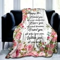 thumbnail image 2 of Birthday Gifts for Women Blanket Happy Birthday Decorations Throw Blanket Best Birthday Gift Ideas for Women Men 50"X40", 2 of 5