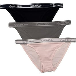 Calvin Klein Women s 5 Pack Signature Cotton Bikini Red Gala Black XL US Walmart