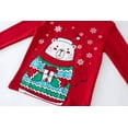 thumbnail image 3 of Popshion Kids Christmas 100% Cotton Pajamas Set Christmas Bear Pjs Set 3T, 3 of 7
