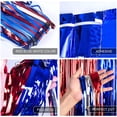 thumbnail image 4 of 2Pcs 4th of July Decorations,Red White and Blue Tinsel Foil Fringe Curtains,4th of July Photo Booth Prop Streamer Backdrop for America Patriotic Party,Independence Day,Labor Day(3.3 x 6.6ft), 4 of 7
