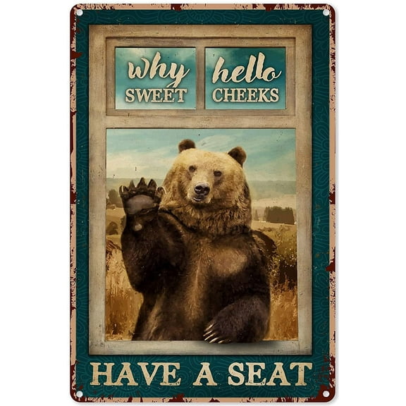 Funny Cat Lover Sign – Vintage Metal Wall Decor for Home, Office, or Shelf – Humorous Tin Sign for Crazy Cat People, 12x8 Inches