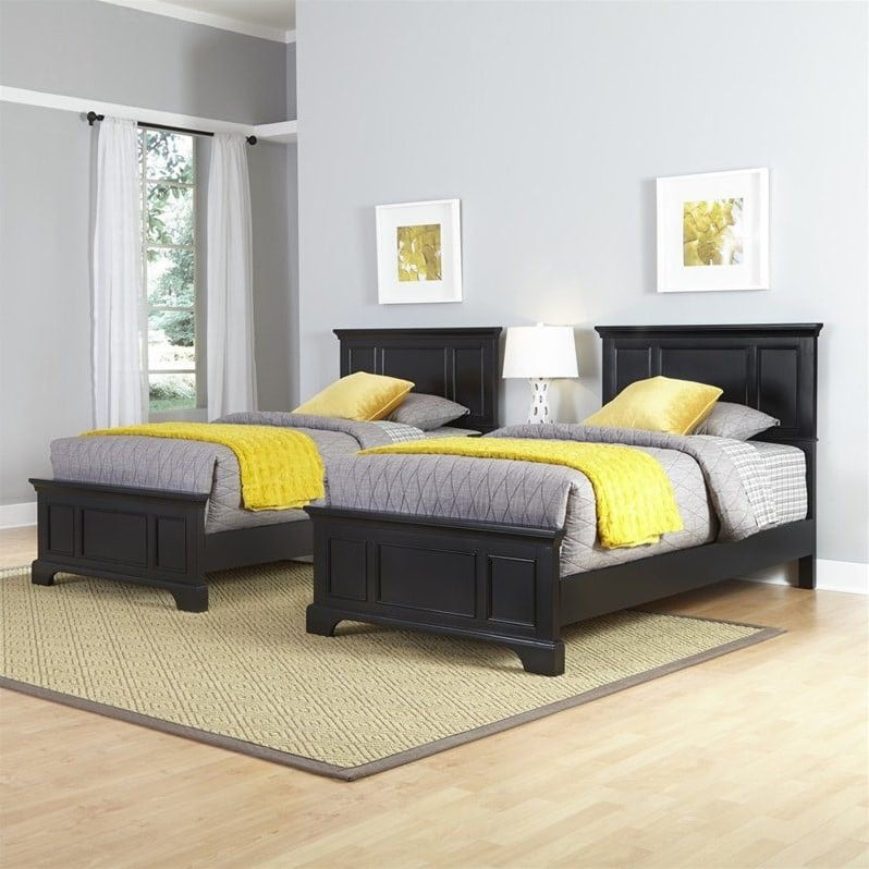 Home Styles Bedford Two Twin Beds And, What Would Two Twin Beds Make
