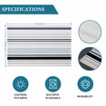 thumbnail image 6 of Aqua Stripe Placemats Set of 12, Modern Abstract Art Black Striped Rustic Placemats for Dining Table, Place Mats for Kitchen Tabletop, Waterproof Wipeable Dining Table Mats Set, 6 of 9
