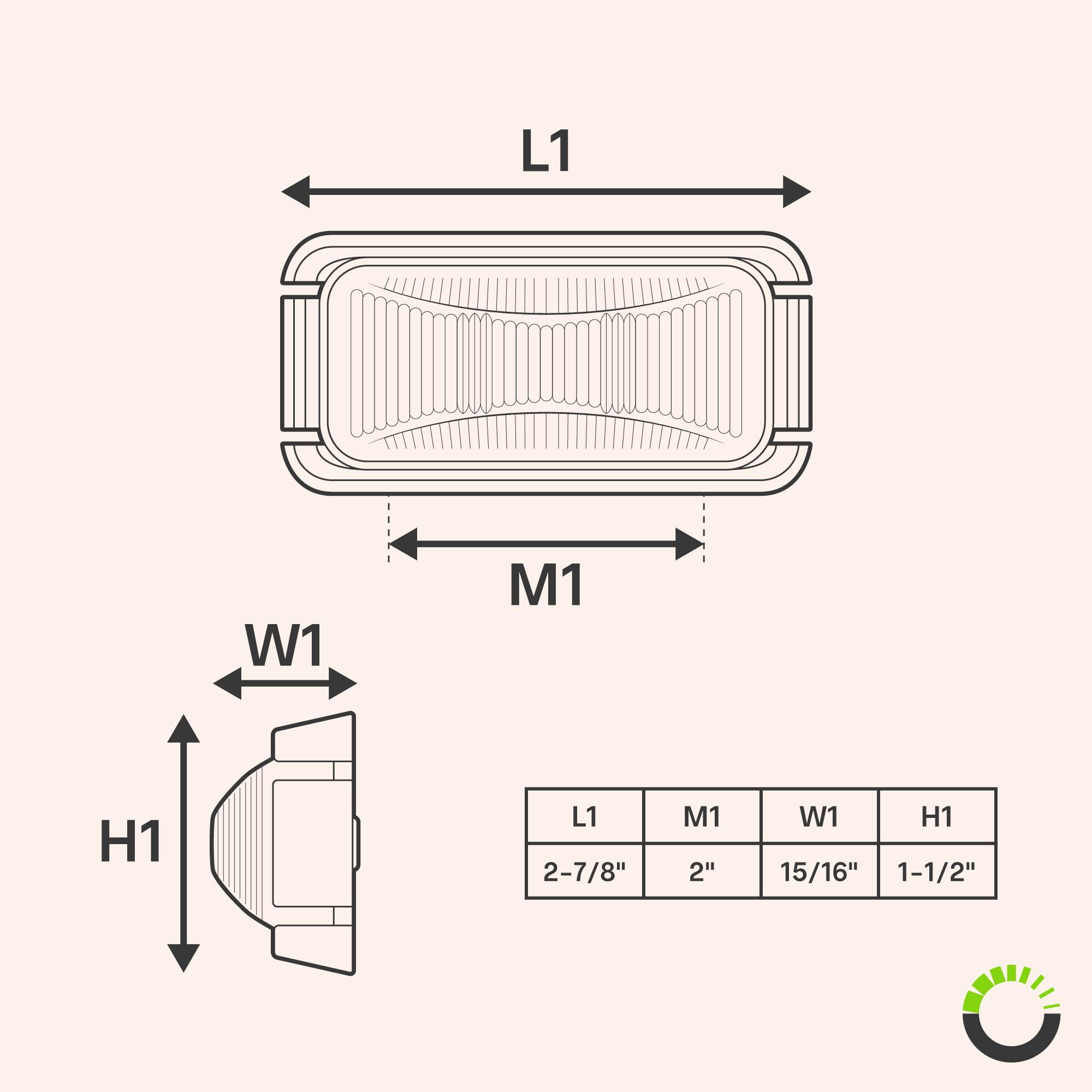 Luce LED Dialight DOT SAE P2 Ambra 2x5 - Nuova - Foto 2