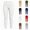White, variant on Sakuulaan Plus Size Thermal Leggings for Women Winter Warm Soft Pants High Waist Bottom Soft Casual Yoga Trousers