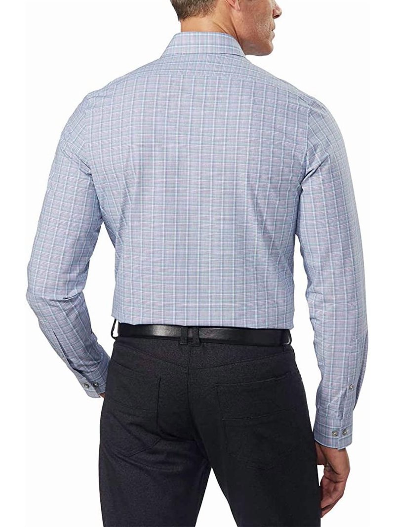 slim fit dress slacks Buy WES Formals Sage Houndstooth Relaxed-Fit Cotton Shirt from Westside