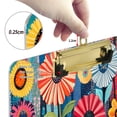 thumbnail image 6 of FORMRS Acrylic Clipboard with Low Profile Clip Standard A4 Letter Size, 12.5" x 9", Orange Colorful Flowers, 6 of 8