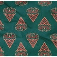 thumbnail image 4 of oneOone Organic Cotton Poplin Twill Fabric Leaves & Floral Block Print Fabric By Yard 42 Inch Wide, 4 of 4