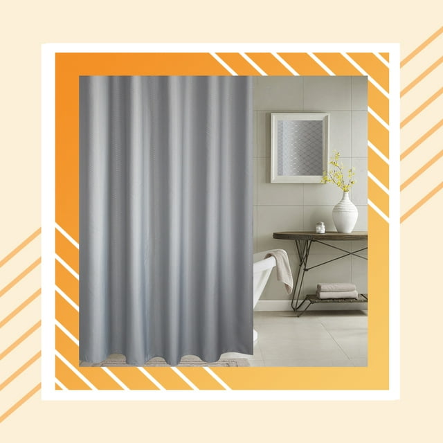 Shower Moisture Proof Polyester Curtain Curtains Ornament Bathroom Home Hotel Apartment Washable Reusable Simple Design Waterproof Bathroom Drape