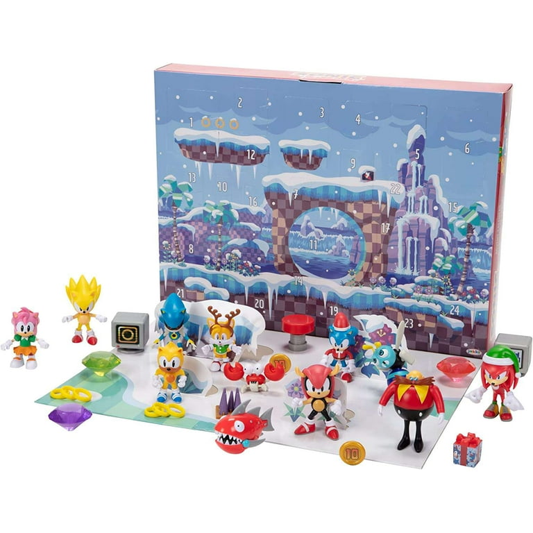 Sonic The Hedgehog Christmas Children's Advent Calendar Set with